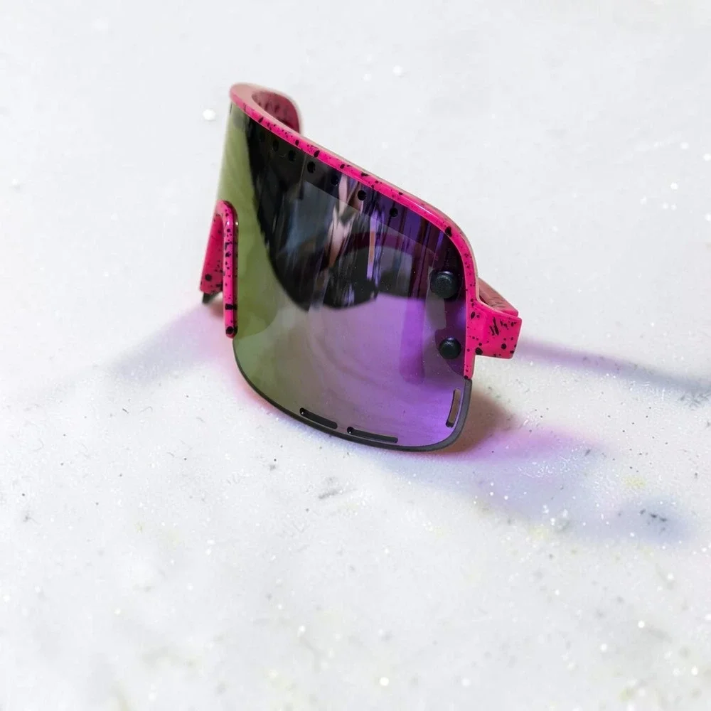 NEW Smith Ultralite 80s Night ChromaPop Violet Mirror Box Bag